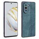 For Huawei nova 10 AZNS 3D Embossed Skin Feel Phone Case(Dark Green) - 1