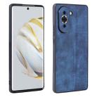 For Huawei nova 10 AZNS 3D Embossed Skin Feel Phone Case(Sapphire Blue) - 1