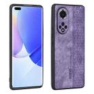 For Honor 50 Pro / Huawei nova 9 Pro AZNS 3D Embossed Skin Feel Phone Case(Purple) - 1