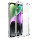 For iPhone 14 imak Shockproof Airbag TPU Phone Case(Transparent) - 1