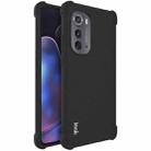 For Motorola Edge 2022 5G imak Shockproof Airbag TPU Phone Case(Matte Black) - 1