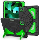 For iPad Pro 11 2018/2020/2021 / Air5 10.9 2022 / Air4 10.9 2020 Shockproof Protective Tablet Case(Black+Green) - 1