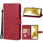 For Samsung Galaxy S23 5G Leather Phone Case(Red) - 1