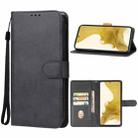 For Samsung Galaxy S23 5G Leather Phone Case(Black) - 1
