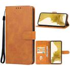 For Samsung Galaxy S23+ 5G Leather Phone Case(Brown) - 1