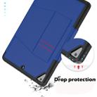 For iPad 9.7 Multifunctional Tablet PC Protective Leather Case with Bracket & Card Slots & Pen Slot & Wake-up / Sleep Function(Blue) - 8