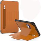 For iPad 9.7 Multifunctional Tablet PC Protective Leather Case with Bracket & Card Slots & Pen Slot & Wake-up / Sleep Function(Khaki) - 1