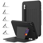 For iPad Mini 5 Multifunctional Tablet PC Protective Leather Case with Bracket & Card Slots & Pen Slot & Wake-up / Sleep Function(Black) - 1