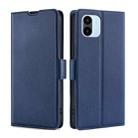 For Xiaomi Redmi A1 Ultra-thin Voltage Side Buckle Leather Phone Case(Blue) - 1