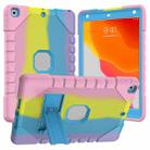 For iPad 10.2 2021 / 2020 / 2019 Silicone + PC Shockproof Protective Tablet Case(Rainbow Strip 2) - 1