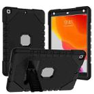 For iPad 10.2 2021 / 2020 / 2019 Silicone + PC Shockproof Protective Tablet Case(Black) - 1