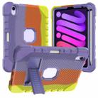 For iPad mini 6 2021 Silicone + PC Shockproof Protective Tablet Case(Rainbow Strip 5) - 1