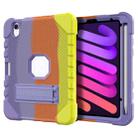 For iPad mini 6 2021 Silicone + PC Shockproof Protective Tablet Case(Rainbow Strip 5) - 2