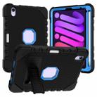 For iPad mini 6 2021 Silicone + PC Shockproof Protective Tablet Case(Black Blue) - 1