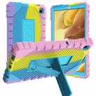 For Samsung Galaxy Tab A7 Lite Silicone + PC Shockproof Protective Tablet Case(Rainbow Strip 2) - 1