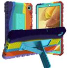 For Samsung Galaxy Tab A7 Lite Silicone + PC Shockproof Protective Tablet Case(Rainbow Strip 4) - 1