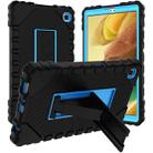 For Samsung Galaxy Tab A7 Lite Silicone + PC Shockproof Protective Tablet Case(Black Blue) - 1