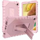 For Samsung Galaxy Tab A7 Lite Silicone + PC Shockproof Protective Tablet Case(Rose Gold) - 1