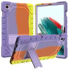 For Samsung Galaxy Tab A8 10.5 2021 Silicone + PC Shockproof Protective Tablet Case(Rainbow Strip 5) - 1