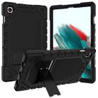 For Samsung Galaxy Tab A8 10.5 2021 Silicone + PC Shockproof Protective Tablet Case(Black) - 1