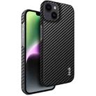 For iPhone 14 IMAK Ruiyi Series Carbon Fiber PU + PC Phone Case - 1