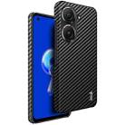 For Asus ZenFone 9 5G IMAK Ruiyi Series Carbon Fiber PU + PC Phone Case - 1