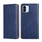 For Xiaomi Redmi A1 Gloss Oil Solid Color Magnetic Leather Phone Case(Blue) - 1