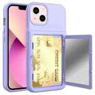 For iPhone 13 Shockproof PC + TPU Protective Case(Light Purple) - 1