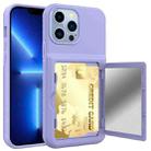 For iPhone 13 Pro Shockproof PC + TPU Protective Case(Light Purple) - 1