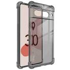 For Google Pixel 7 imak Shockproof Airbag TPU Phone Case(Transparent Black) - 1