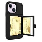 For iPhone 14 3 in 1 Shockproof PC + TPU Protective Case(Black) - 1