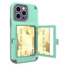 For iPhone 14 Pro 3 in 1 Shockproof PC + TPU Protective Case(Green) - 1