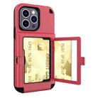 For  iPhone 14 Pro Max 3 in 1 Shockproof PC + TPU Protective Case(Red) - 1