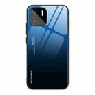 For Xiaomi Redmi A1 4G Gradient Color Glass Phone Case(Blue Black) - 1