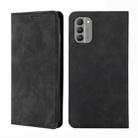 For Nokia G400 Skin Feel Magnetic Leather Phone Case(Black) - 1