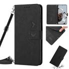 For Xiaomi Redmi A1 Skin Feel Heart Pattern Leather Phone Case with Lanyard(Black) - 1