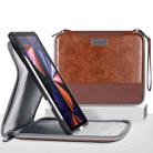 For iPad Pro 11 2022 / 2021 / 2020 / 2018 360 Degree Rotation Leather Tablet Case Bag(Brown) - 1