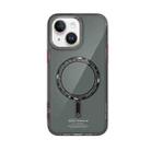 For iPhone 14 WEKOME Gorillas Clear Magsafe Phone Case(Transparent Black) - 1