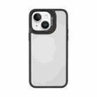 For iPhone 14 Mutural Color Holder Phone Case(Black) - 1