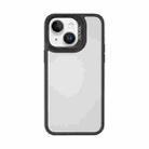 For iPhone 14 Plus Mutural Color Holder Phone Case(Black) - 1