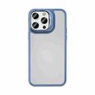 For iPhone 14 Pro Mutural Color Holder Phone Case(Sierra Blue) - 1