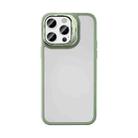 For iPhone 14 Pro Max Mutural Color Holder Phone Case(Green) - 1