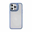 For iPhone 14 Pro Max Mutural Color Holder Phone Case(Sierra Blue) - 1