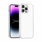 For iPhone 14 Pro Mutural Moying Series TPU Phone Case(White) - 1