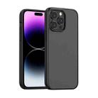 For iPhone 14 Pro Mutural Moying Series TPU Phone Case(Black) - 1