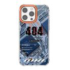 For iPhone 14 Pro Mutural Modern Series Circuit Board Printed Phone Case(Blue) - 1