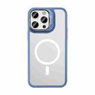 For iPhone 14 Pro Mutural Color Holder Magsafe Phone Case(Sierra Blue) - 1