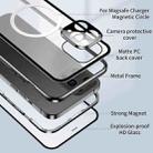 For iPhone 12 Pro 360 Full Body Magnetic Frosted Magsafe Phone Case(Black) - 5