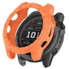 For Garmin Enduro2 / Tactix7 Armor Hollow TPU Watch Case(Orange) - 1