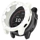 For Garmin Enduro2 / Tactix7 Armor Hollow TPU Watch Case(Lvory White) - 1